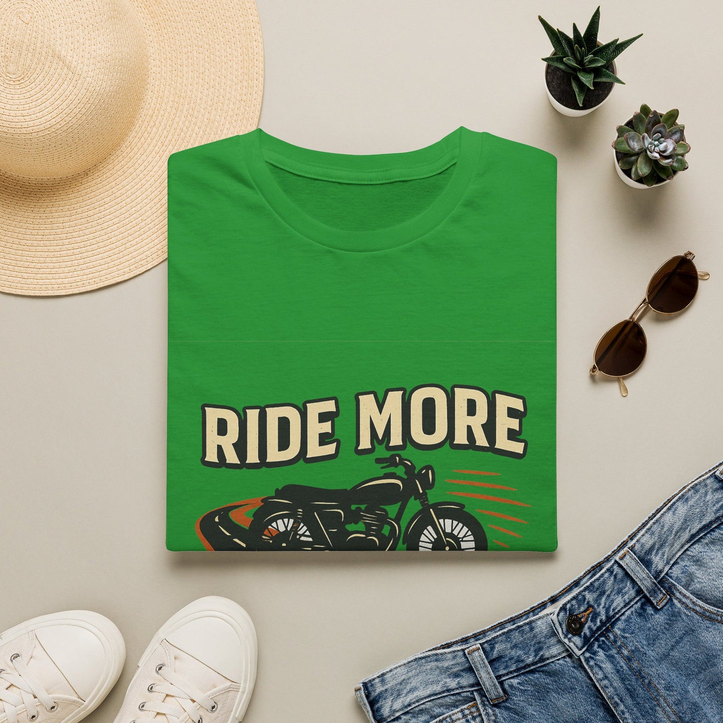 Ride More Worry Less T-Shirt