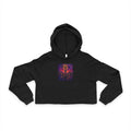 Psychedelic Crucifixion Women's Crop Hoodie