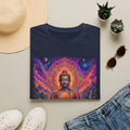 Cosmic Buddha T-Shirt - Visionary Spiritual Art