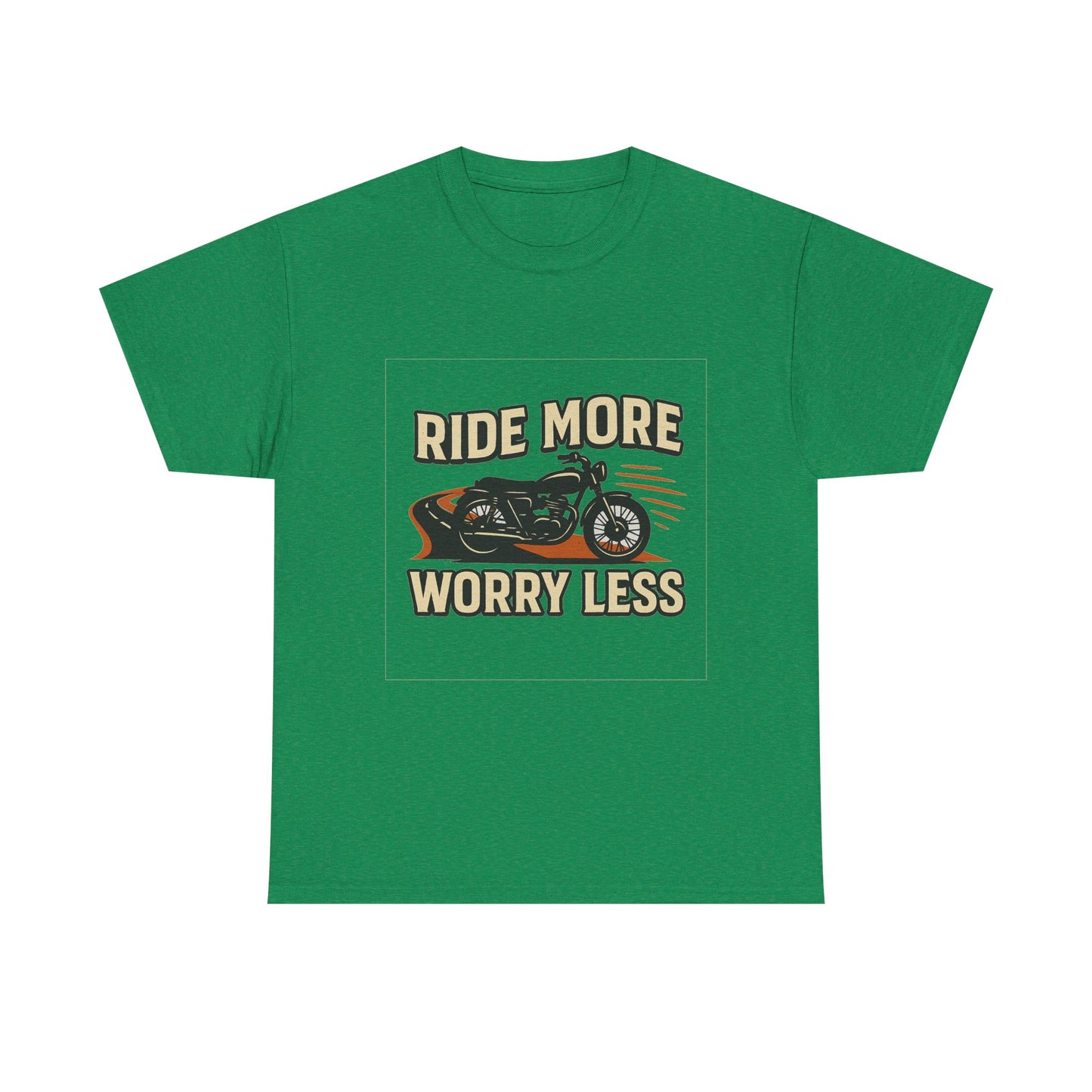 Ride More Worry Less Unisex Heavy Cotton Tee