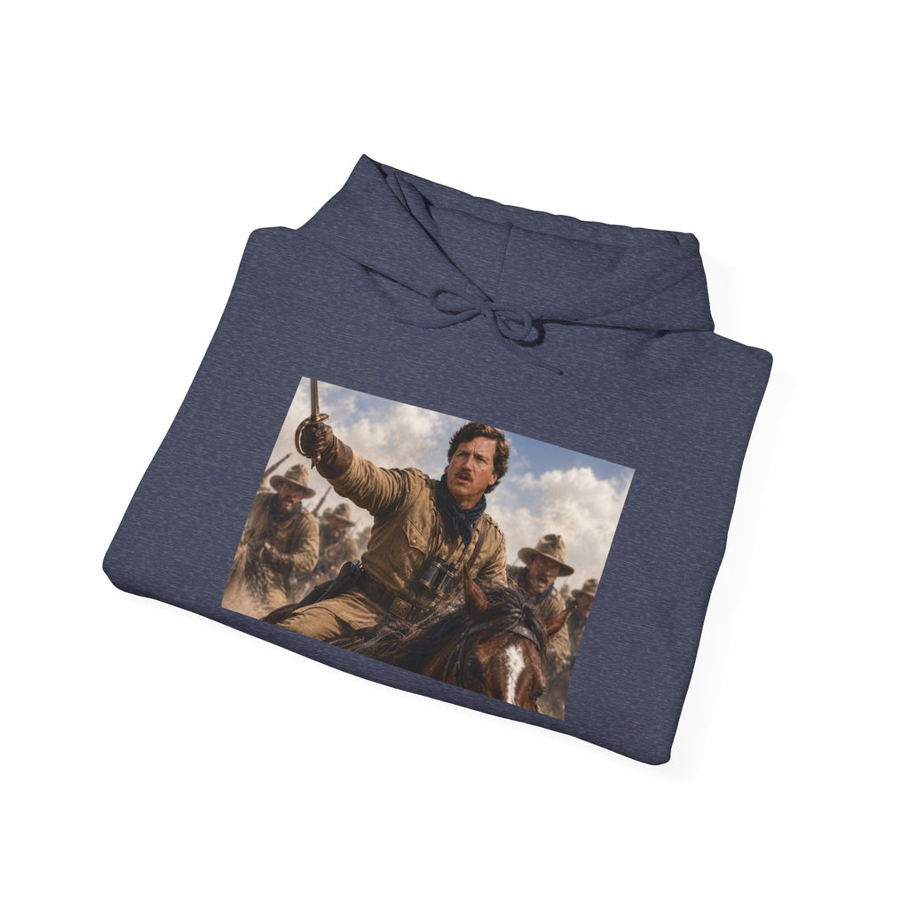 Tucker Rough Rider Hoodie - Political Parody Sweatshirt