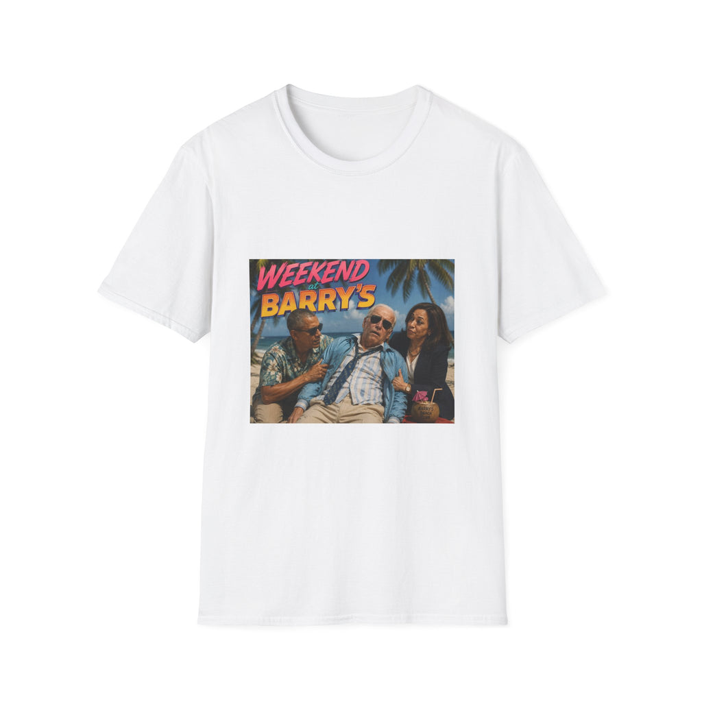 Weekend at Barrys T-Shirt - Political Parody Tee