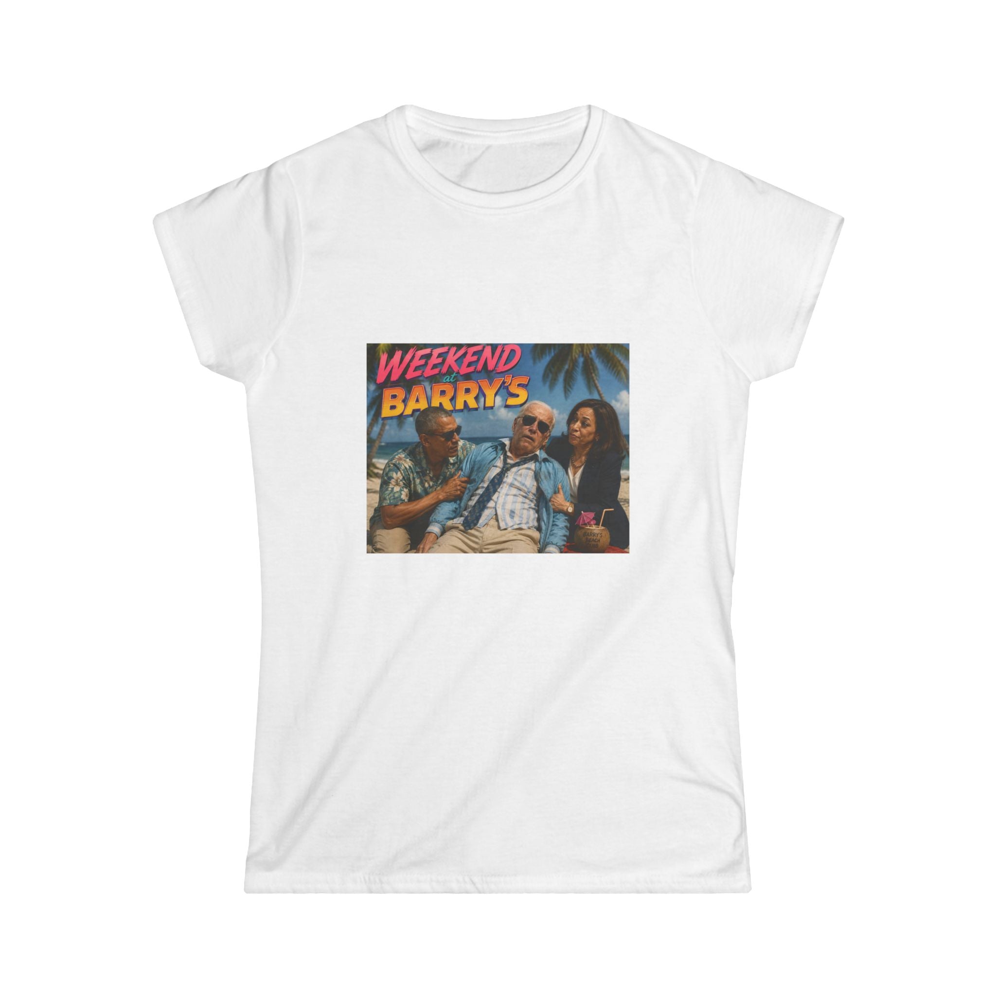 Weekend at Barrys Women's Tee - Political Parody