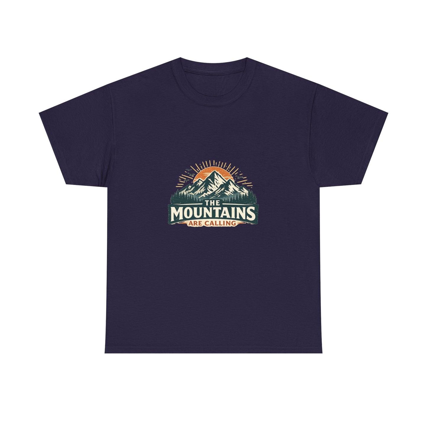The Mountains Are Calling Unisex Heavy Cotton Tee