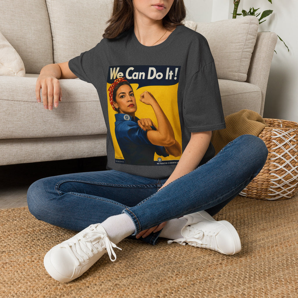 AOC Rosie Riveter T-Shirt - Political Parody Tee