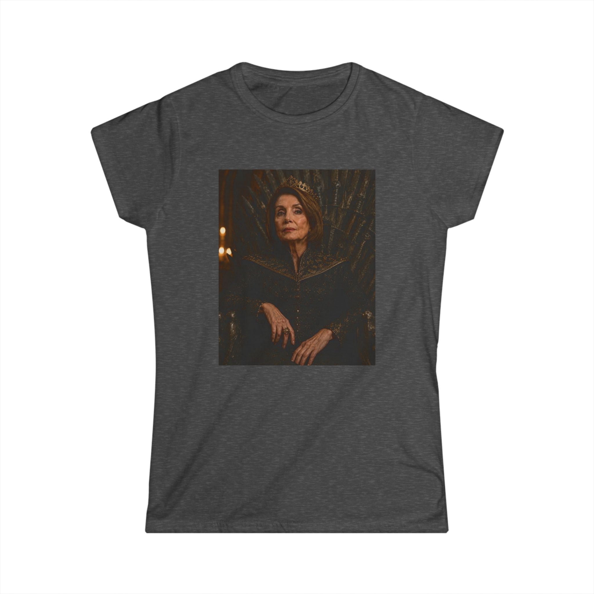 Pelosi Queen Throne Women's Tee - Political Parody