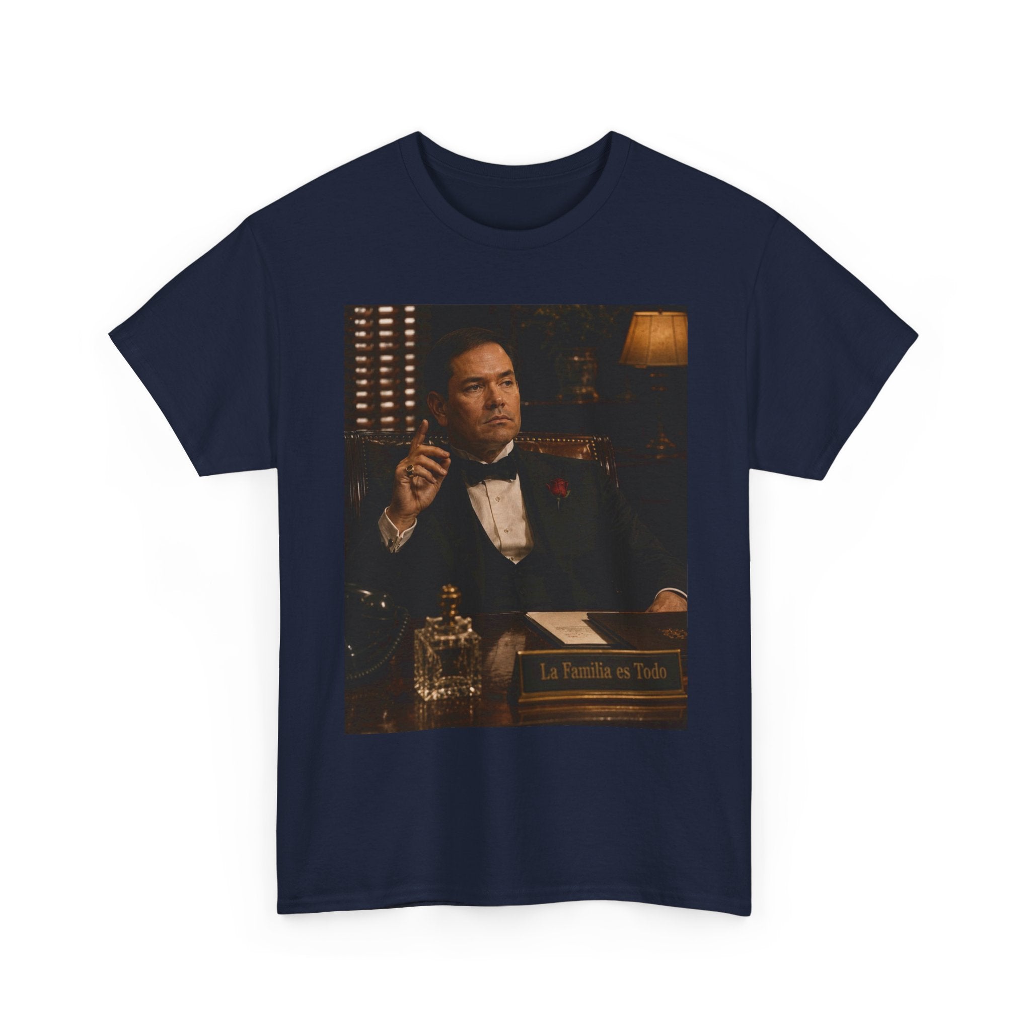Marco Rubio Godfather Shirt - La Familia Es Todo - Funny Political T-Shirt