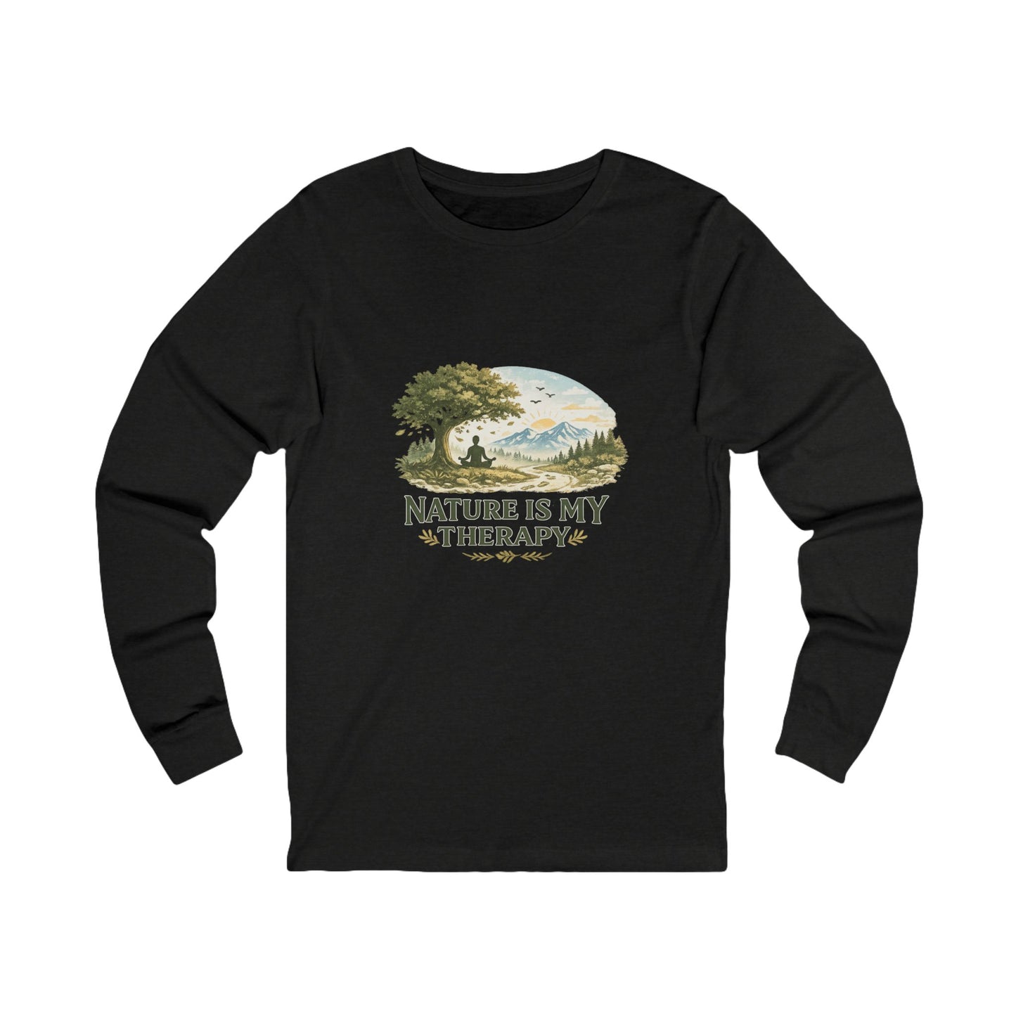 Nature Is My Therapy Unisex Long Sleeve Tee
