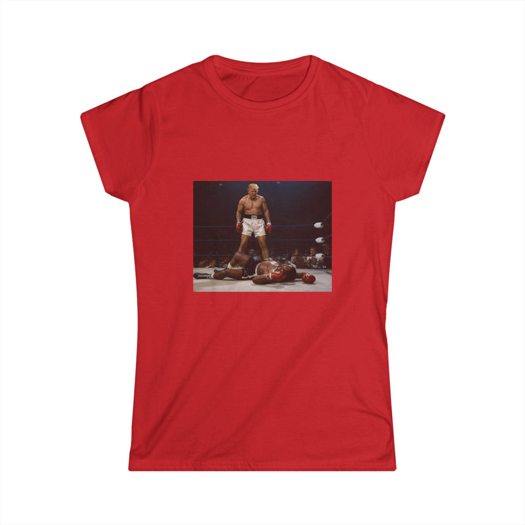 Trump Knockout Women's Tee - Political Parody