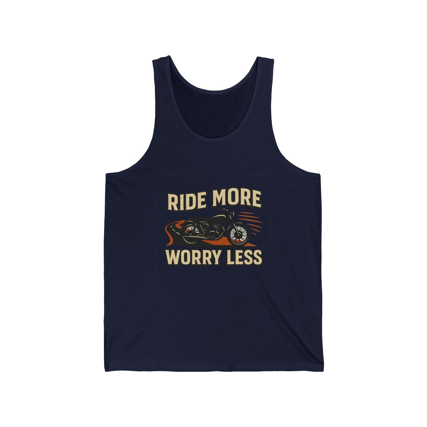 Ride More Worry Less Unisex Jersey Tank