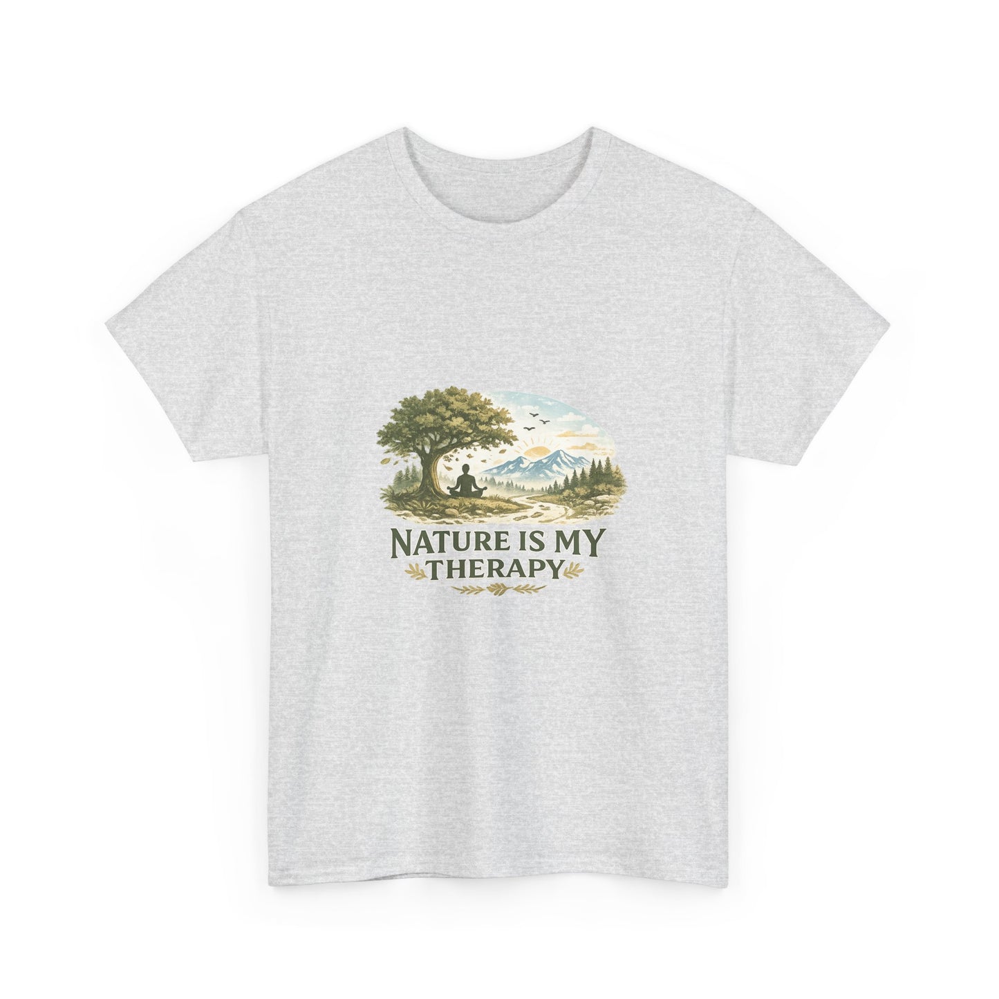 Nature Is My Therapy Unisex Heavy Cotton Tee