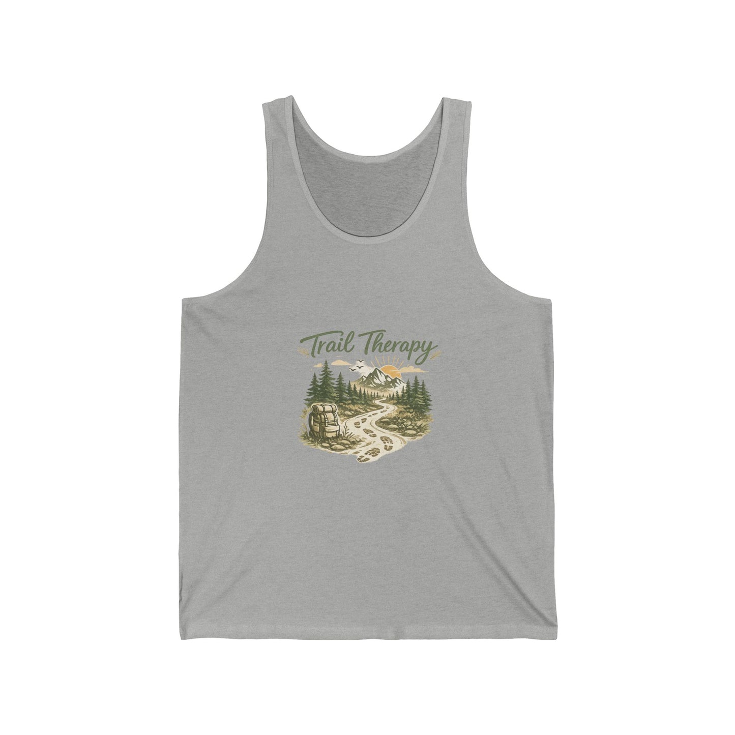 Trail Therapy Unisex Jersey Tank