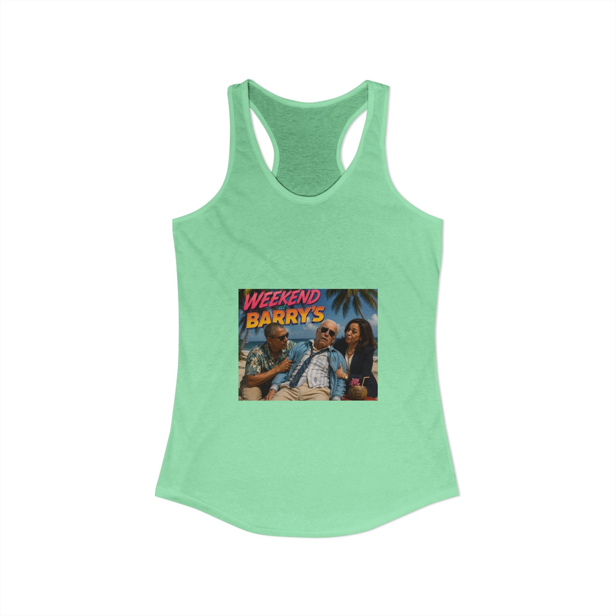 Weekend at Barrys Women's Racerback Tank