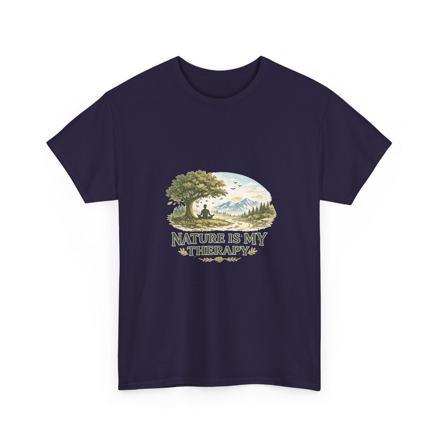 Nature Is My Therapy Unisex Heavy Cotton Tee