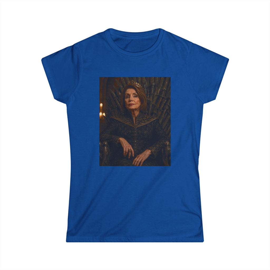 Pelosi Queen Throne Women's Tee - Political Parody