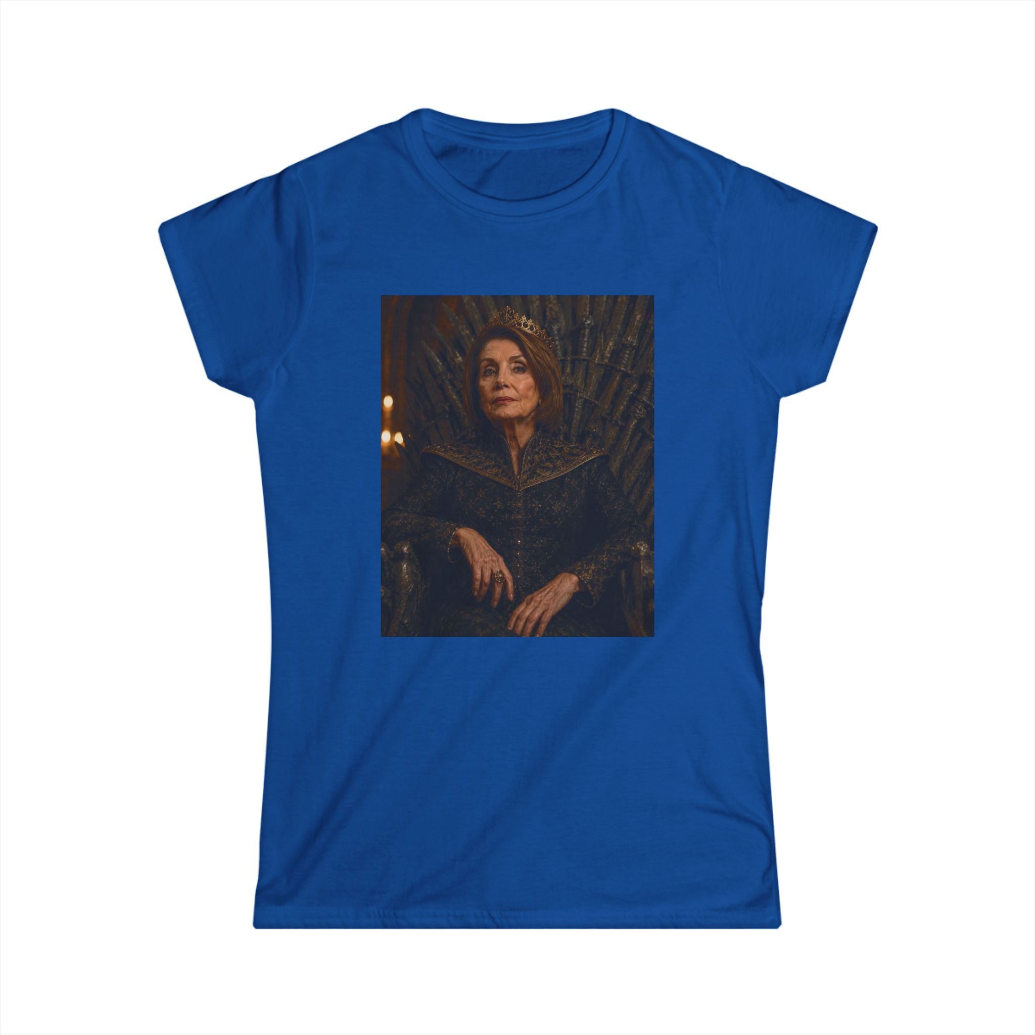 Pelosi Queen Throne Women's Tee - Political Parody