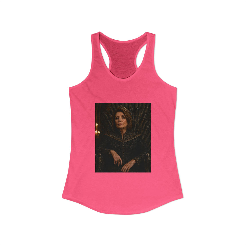 Pelosi Queen Throne Women's Racerback Tank