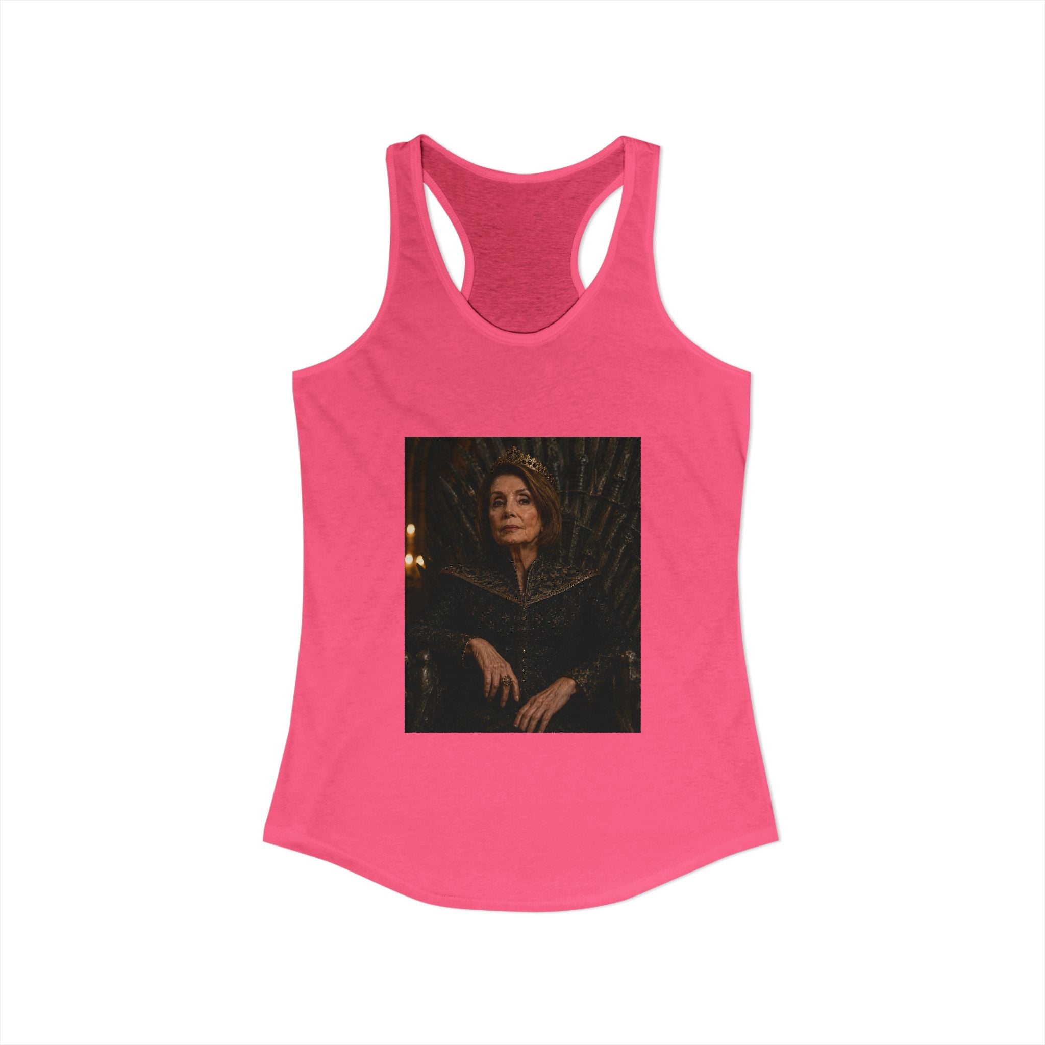 Pelosi Queen Throne Women's Racerback Tank