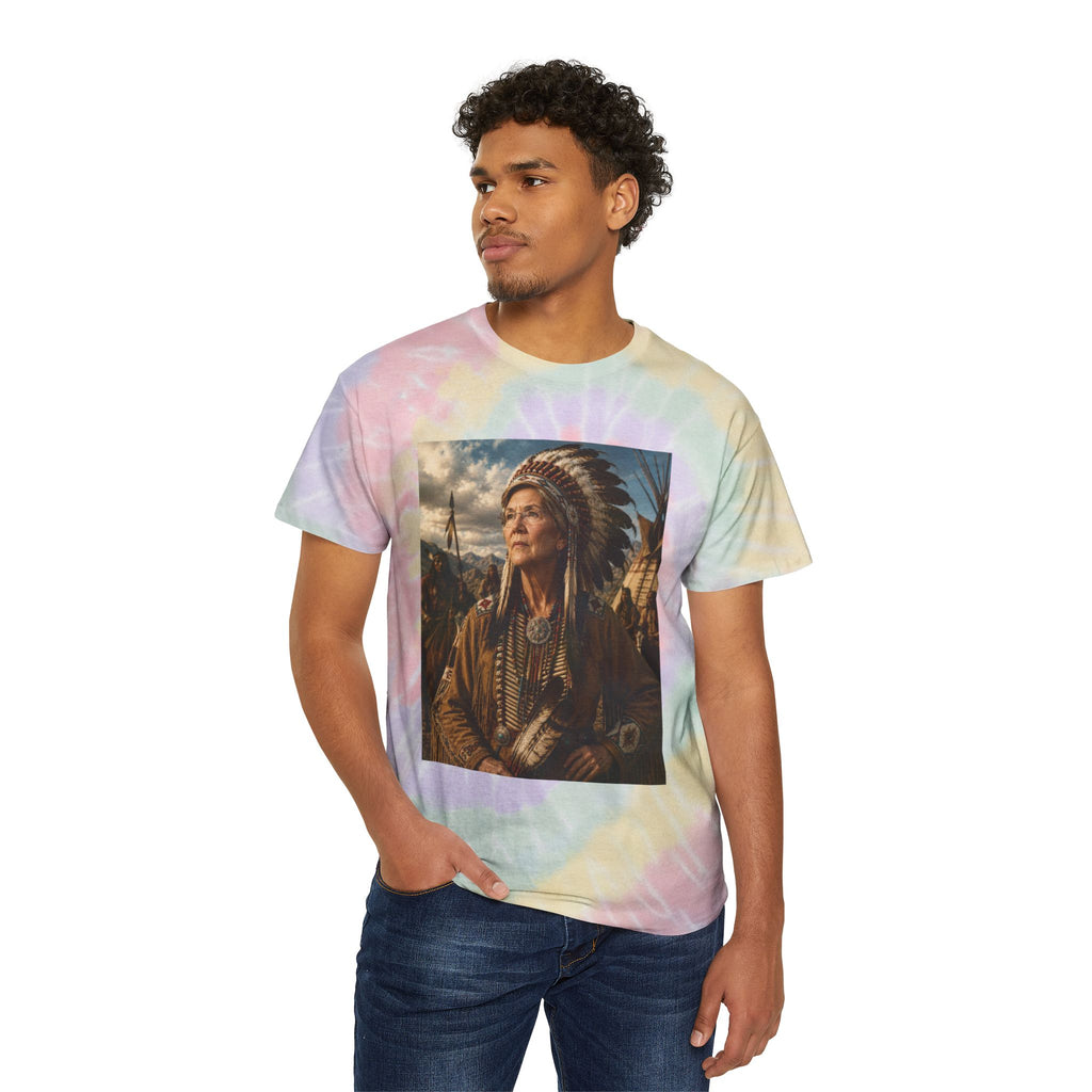 Elizabeth Warren Chief Tie-Dye Spiral Tee