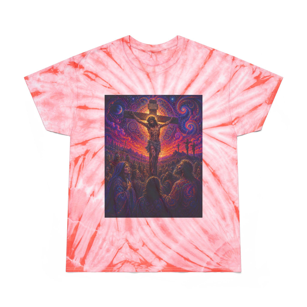 Psychedelic Crucifixion Tie-Dye Cyclone Tee