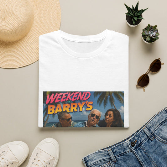 Weekend at Barrys T-Shirt - Political Parody Tee