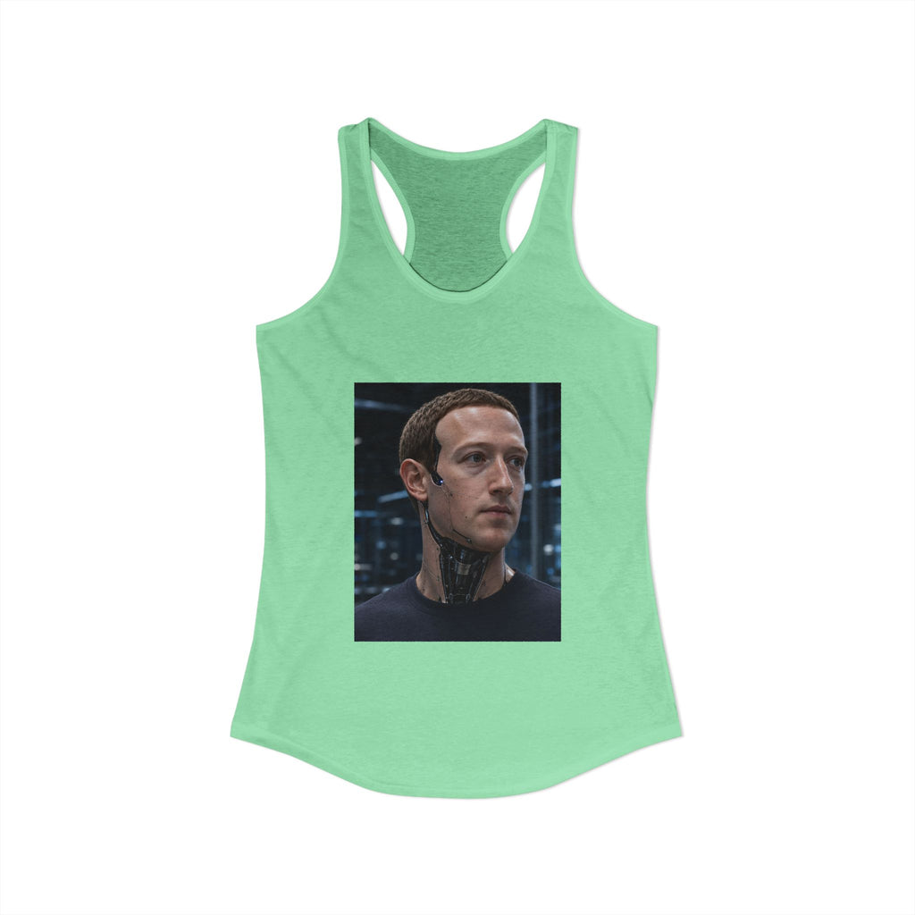 Zuckerberg Android Women's Racerback Tank