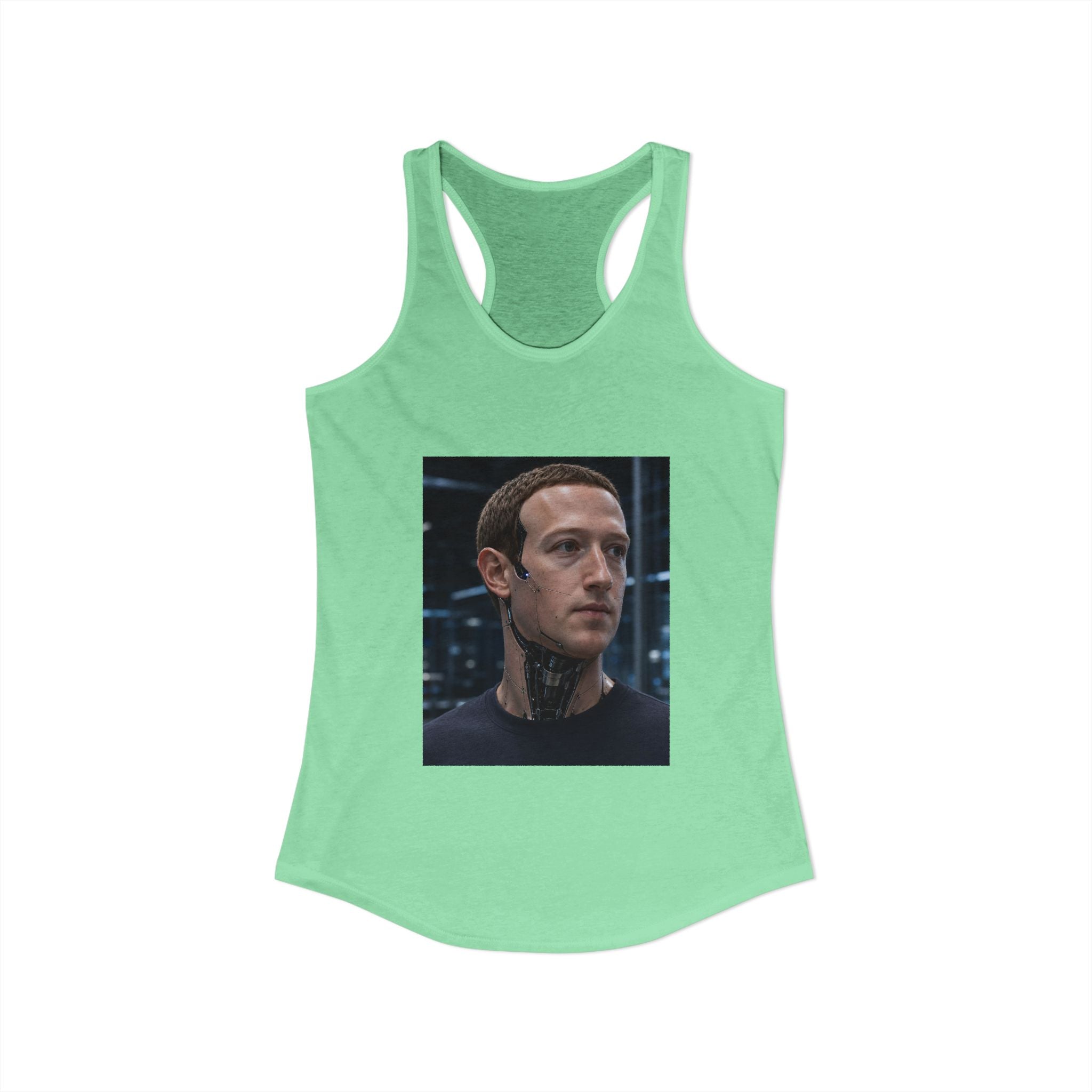 Zuckerberg Android Women's Racerback Tank