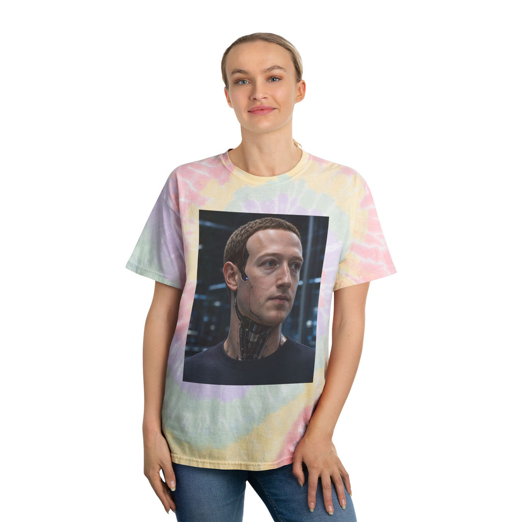 Zuckerberg Android Tie-Dye Spiral Tee