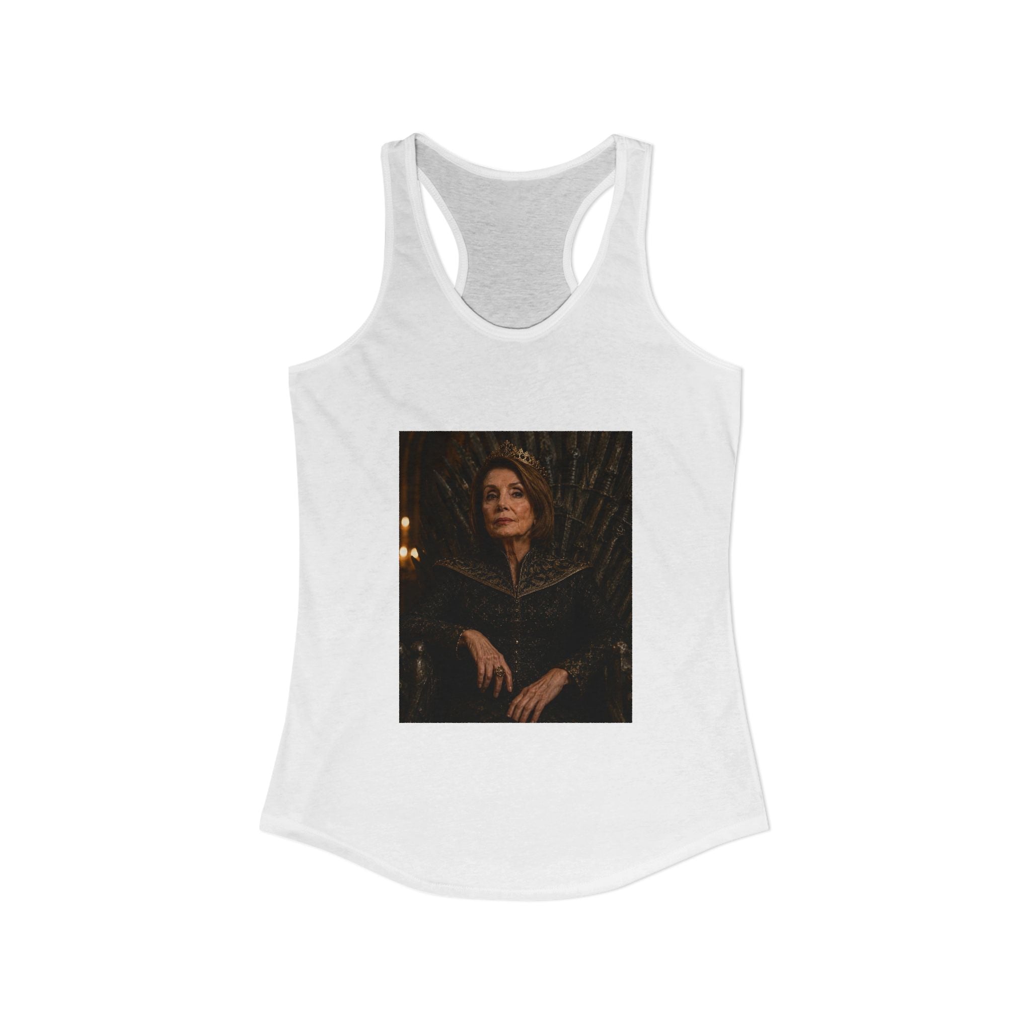 Pelosi Queen Throne Women's Racerback Tank