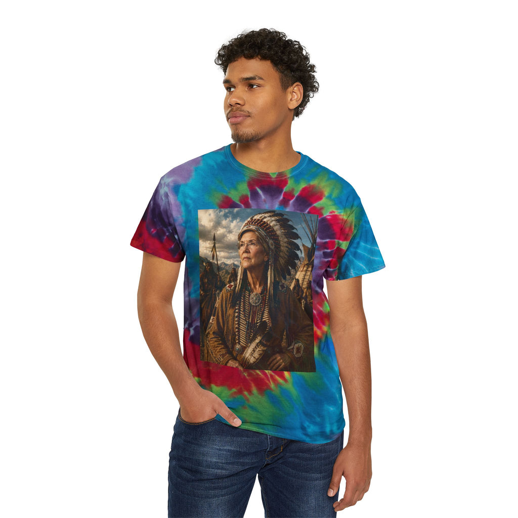 Elizabeth Warren Chief Tie-Dye Spiral Tee