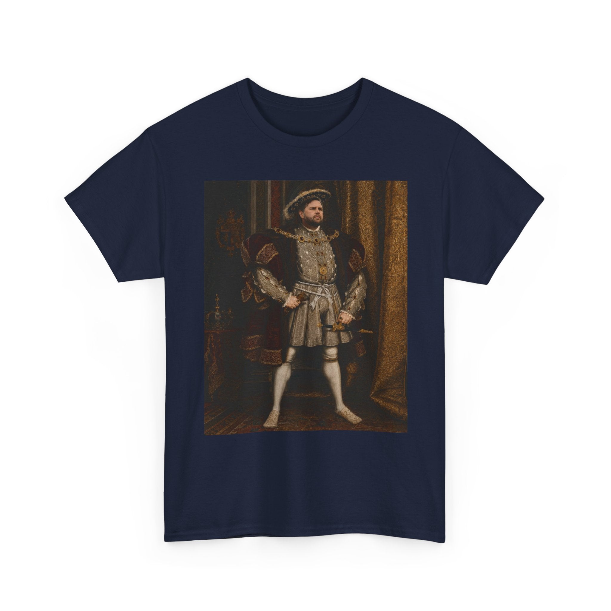 JD Vance King Shirt - Henry VIII Parody T-Shirt - Funny Political Gift