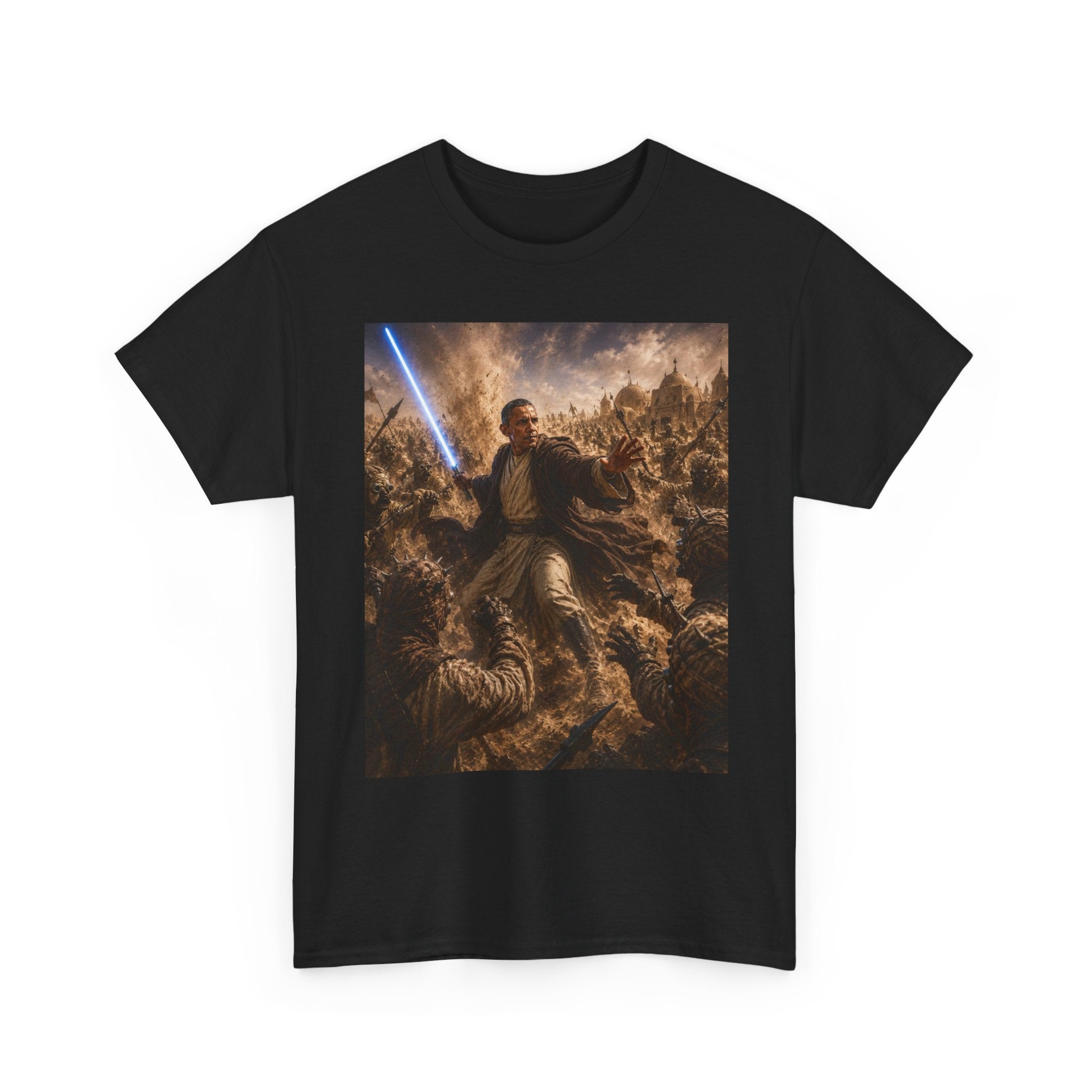 Obama Jedi Shirt - Star Wars Parody T-Shirt - Political Sci-Fi Gift