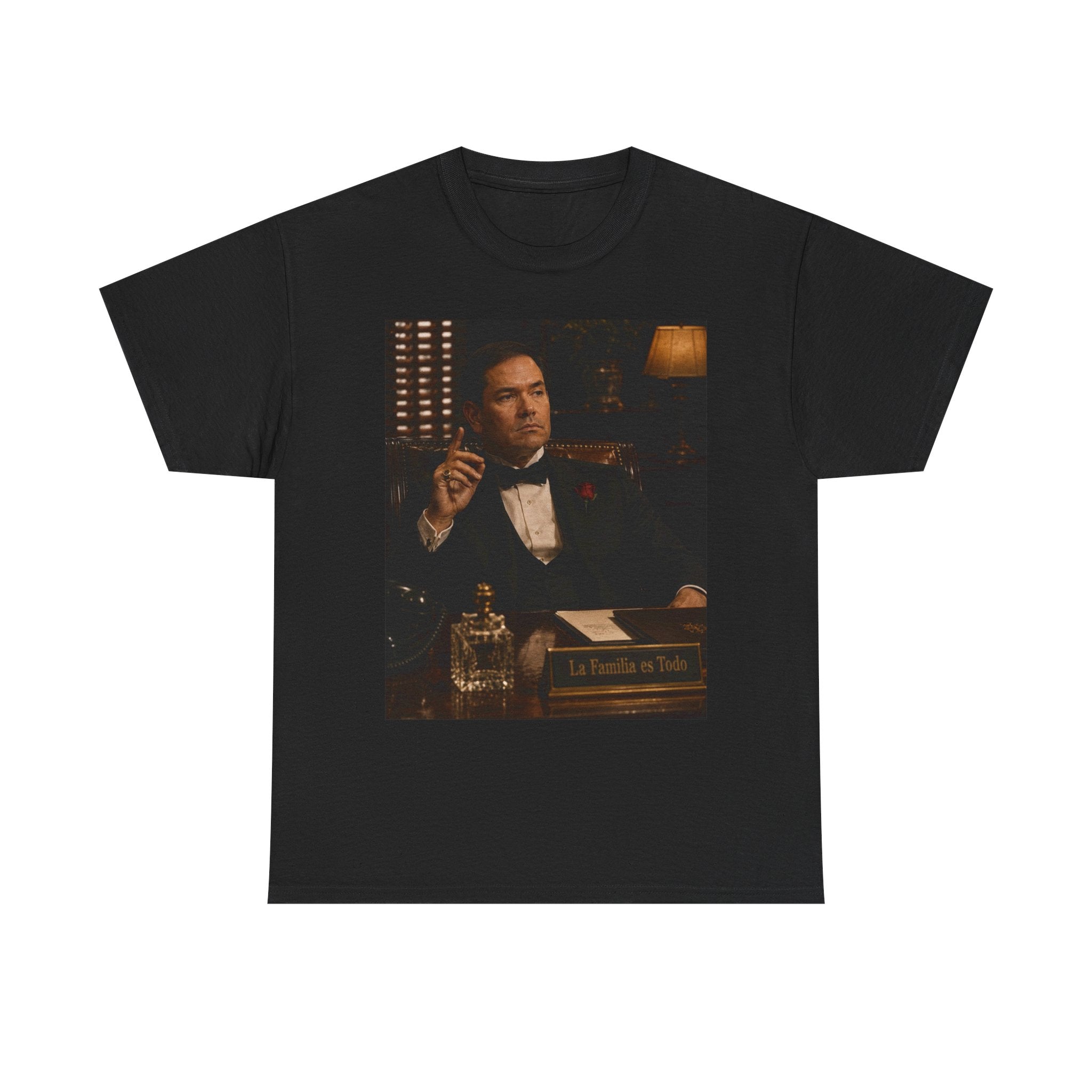 Marco Rubio Godfather Shirt - La Familia Es Todo - Funny Political T-Shirt