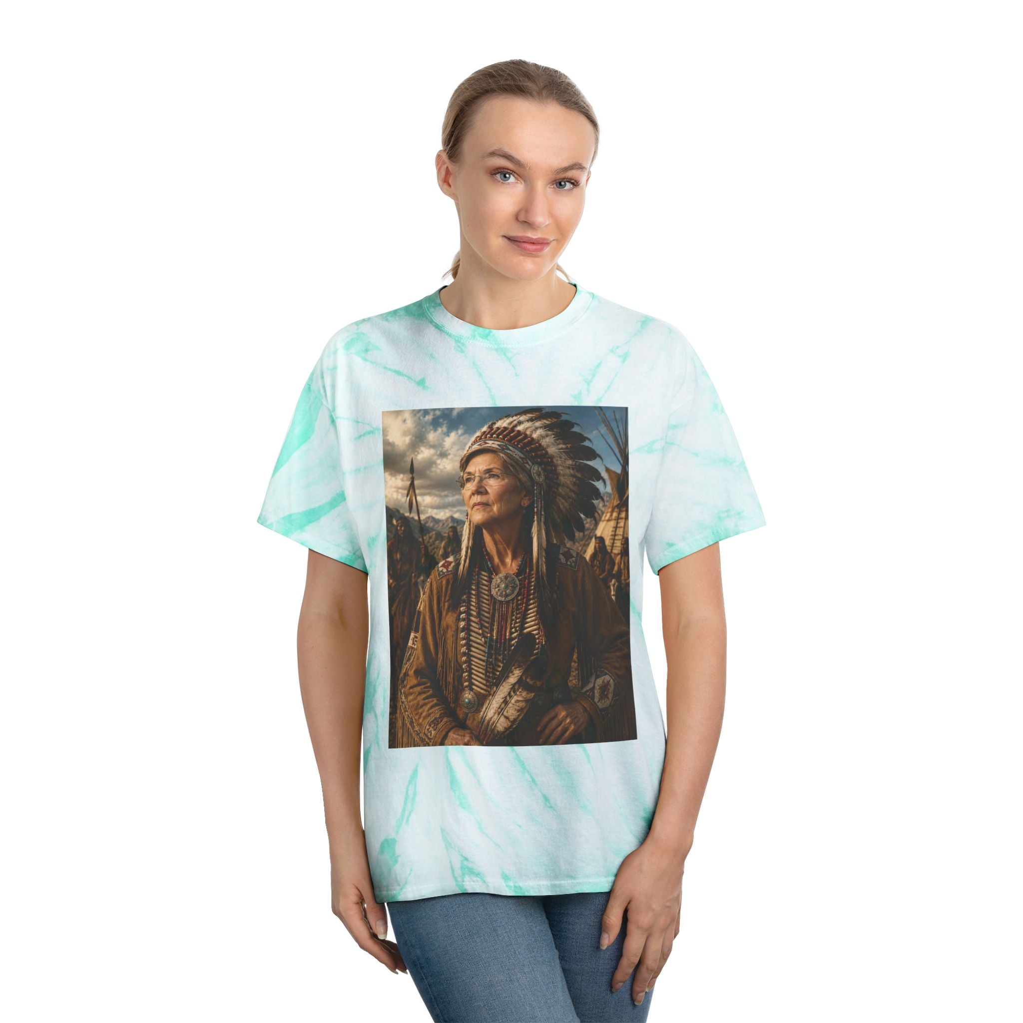 Elizabeth Warren Chief Tie-Dye Cyclone Tee
