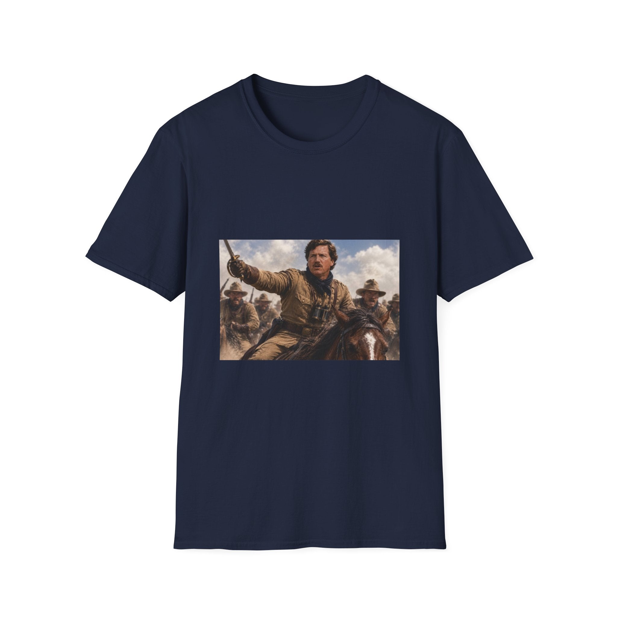 Tucker Rough Rider T-Shirt - Political Parody Tee