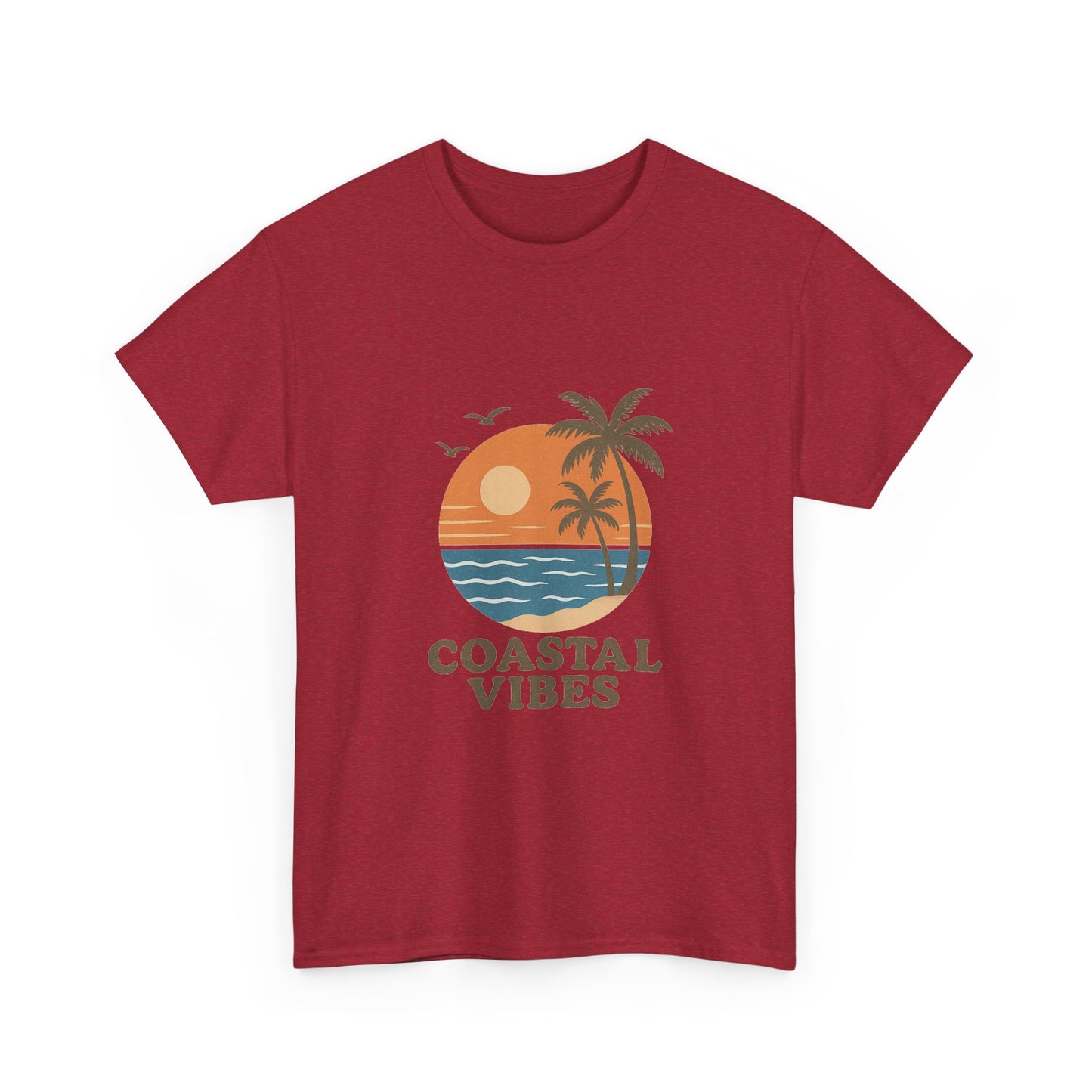 Coastal Vibes Unisex Heavy Cotton Tee