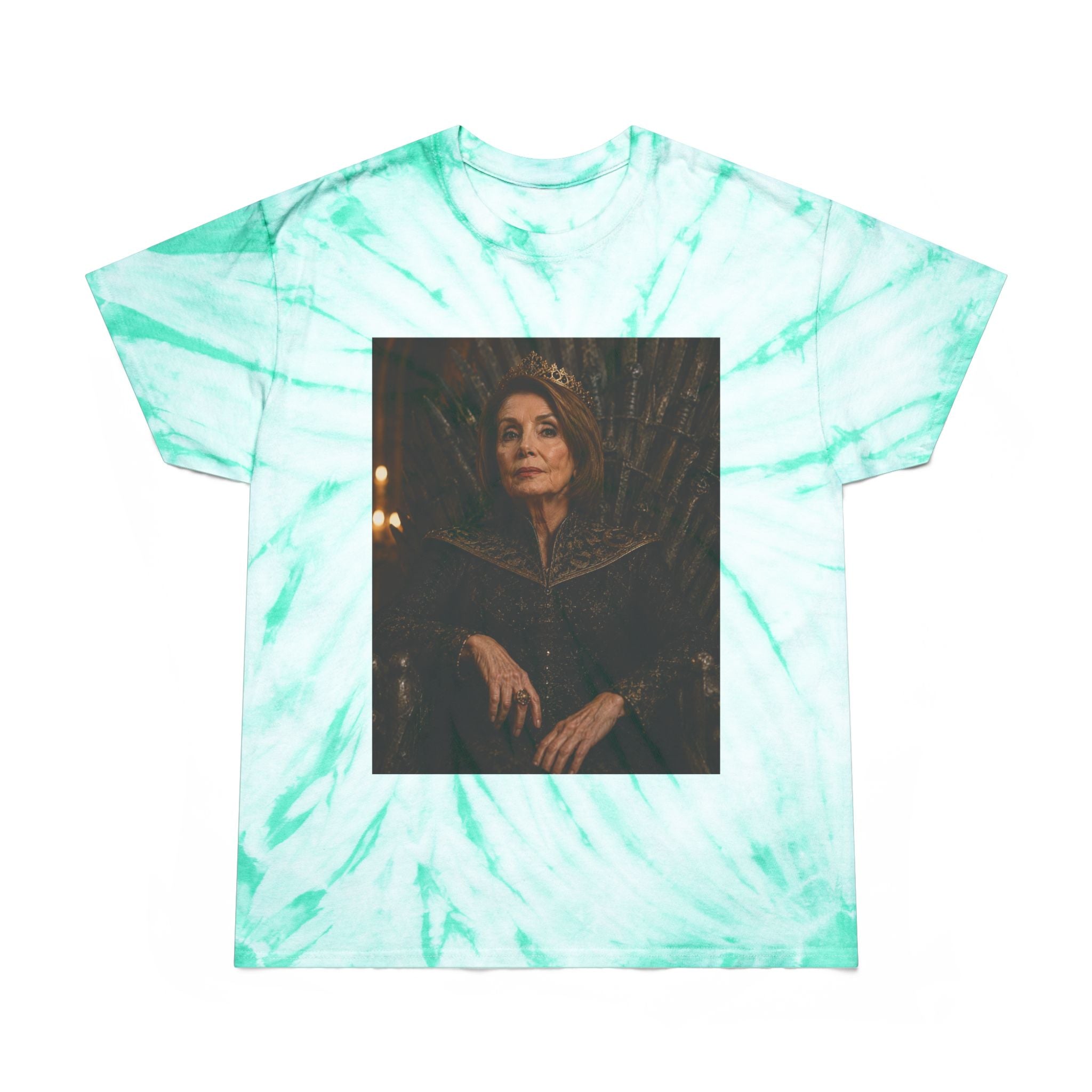 Pelosi Queen Throne Tie-Dye Cyclone Tee