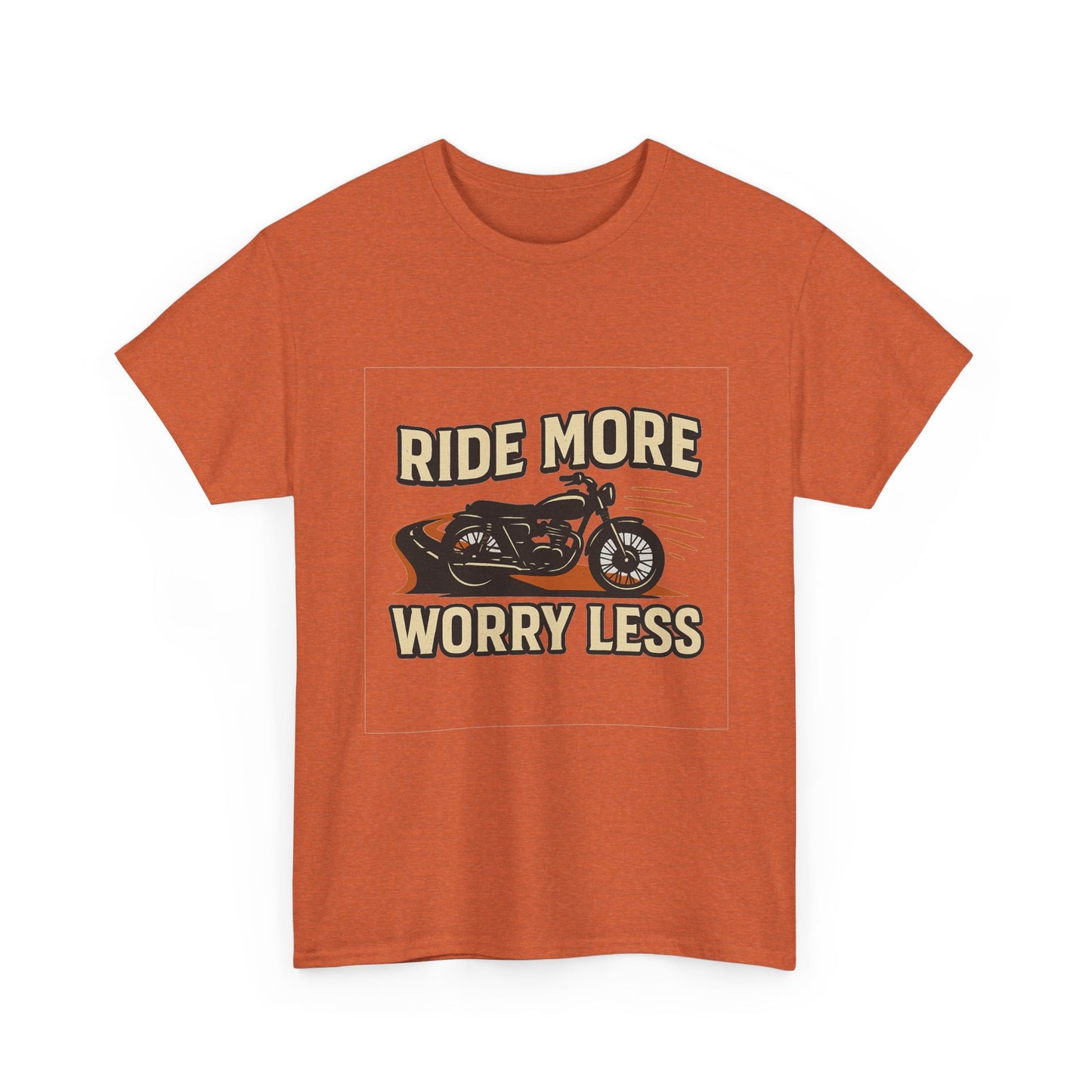 Ride More Worry Less Unisex Heavy Cotton Tee