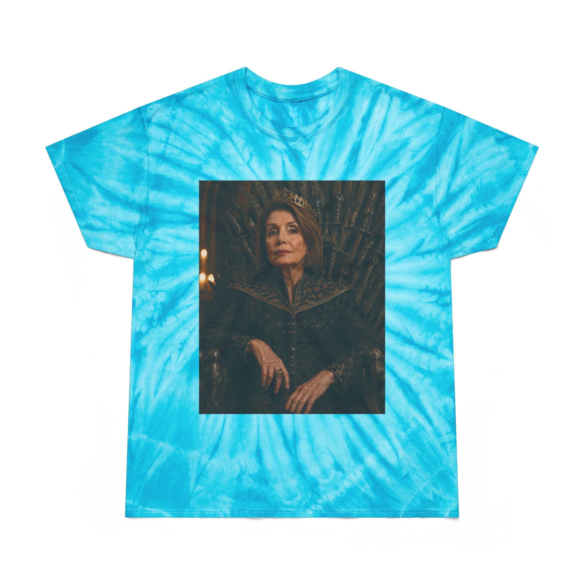 Pelosi Queen Throne Tie-Dye Cyclone Tee