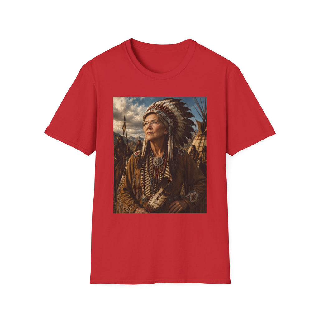 Elizabeth Warren Chief T-Shirt - Political Parody Tee