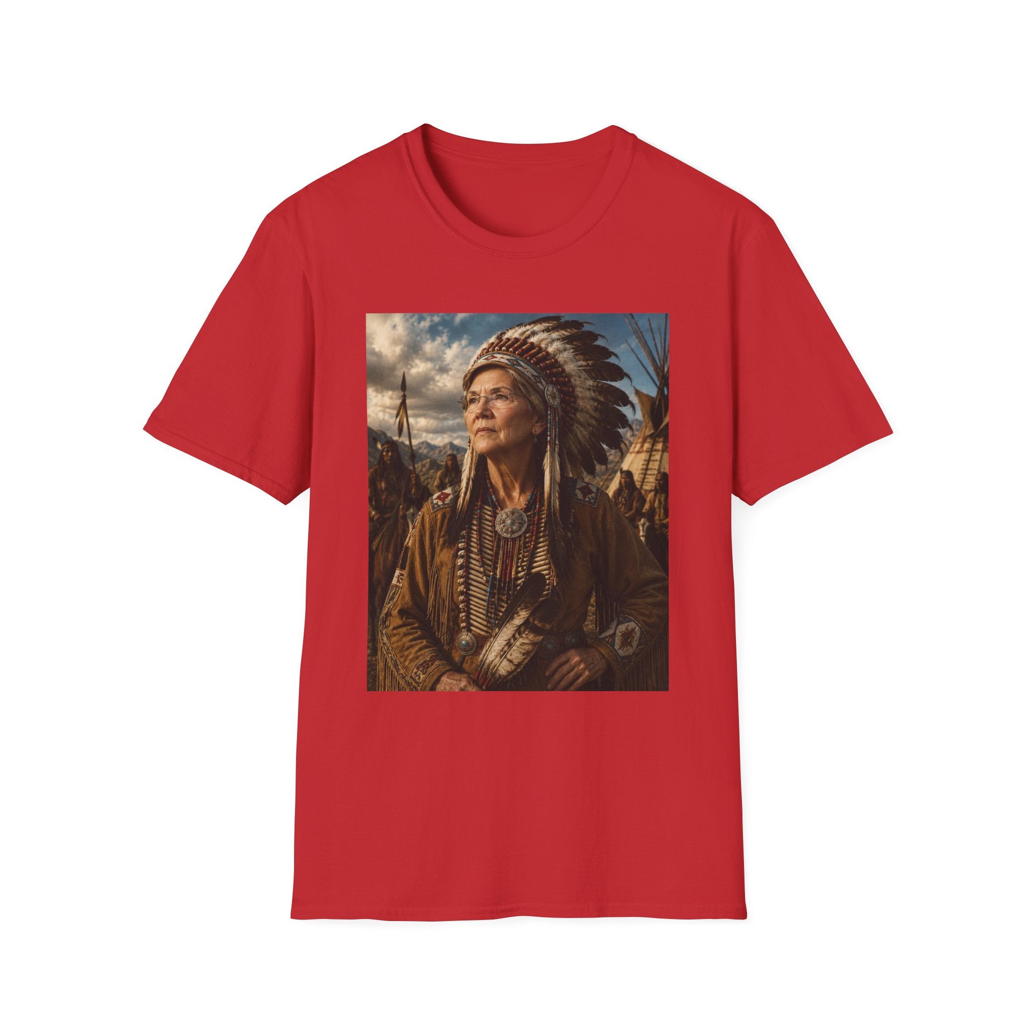 Elizabeth Warren Chief T-Shirt - Political Parody Tee