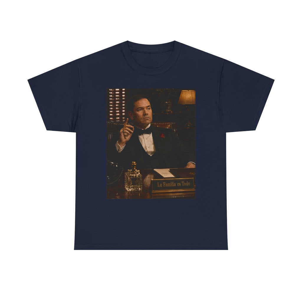 Marco Rubio Godfather Shirt - La Familia Es Todo - Funny Political T-Shirt