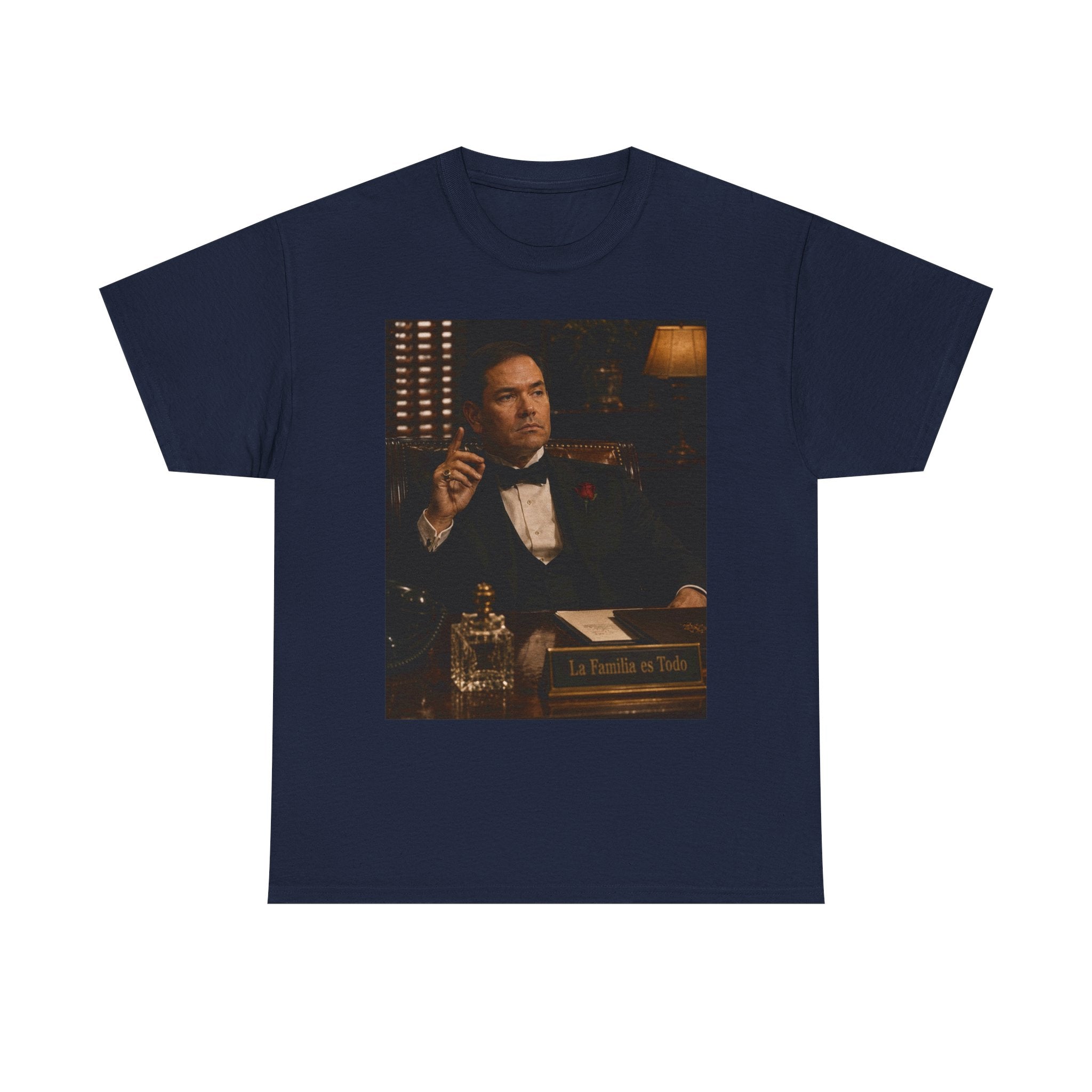 Marco Rubio Godfather Shirt - La Familia Es Todo - Funny Political T-Shirt