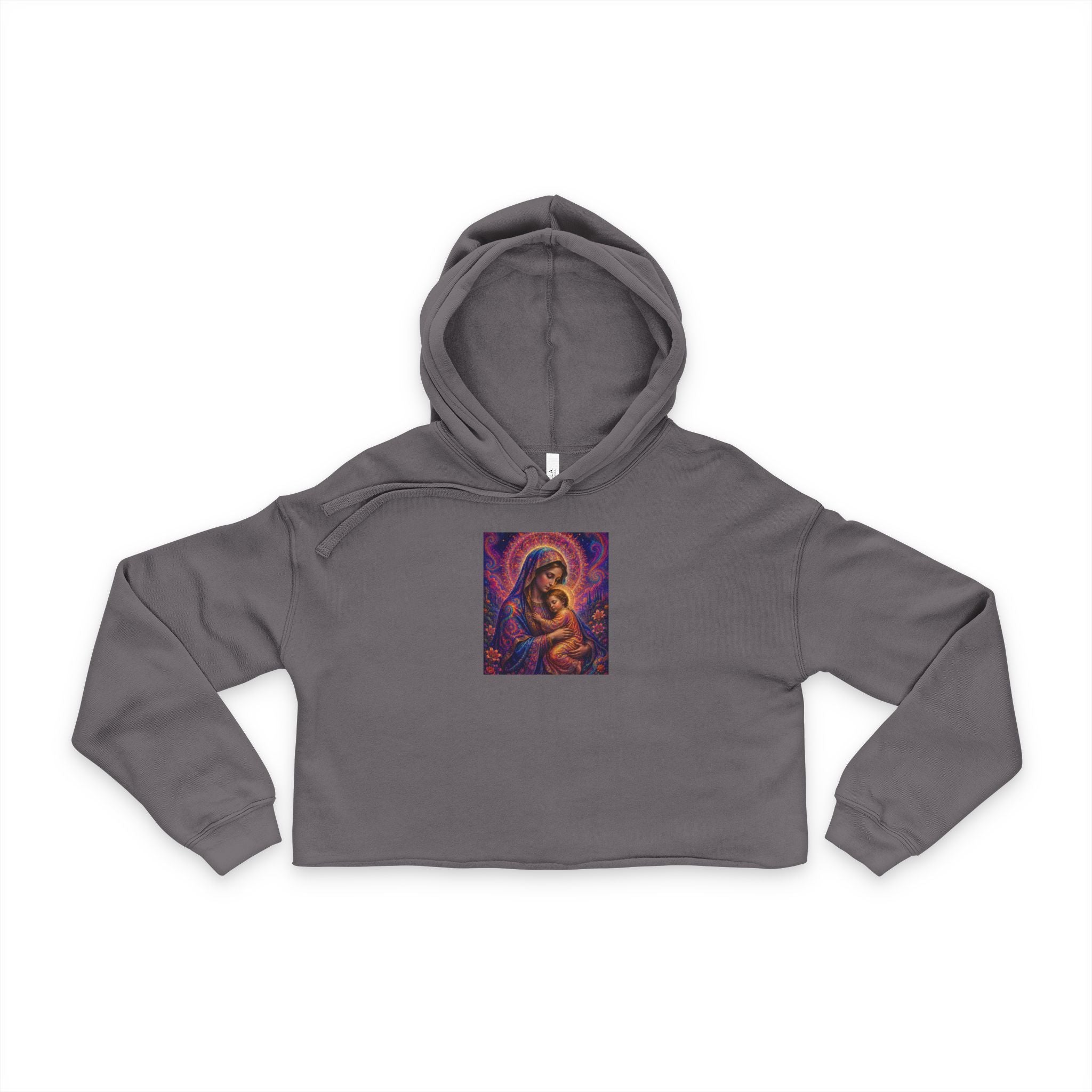 Divine Madonna Women's Crop Hoodie