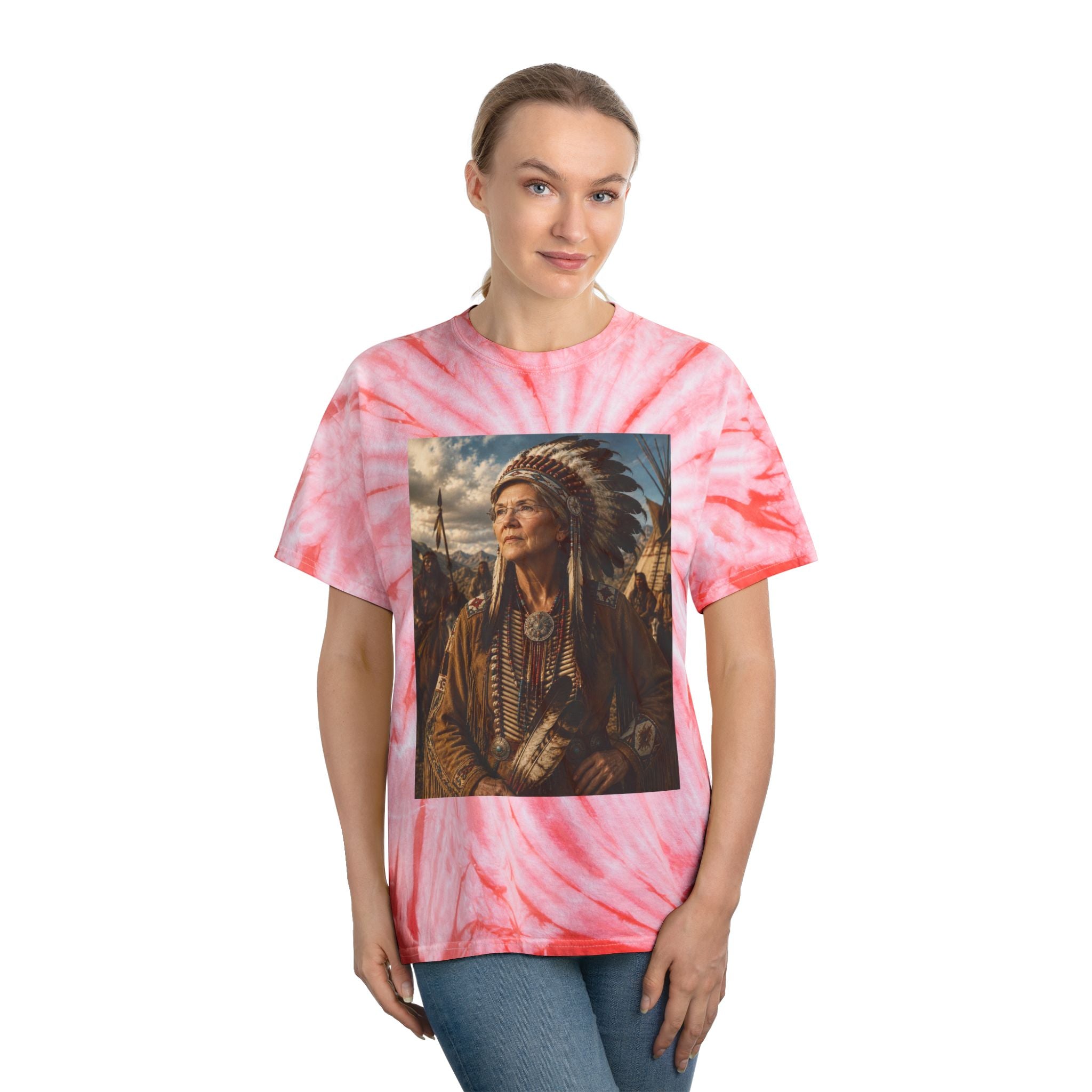 Elizabeth Warren Chief Tie-Dye Cyclone Tee