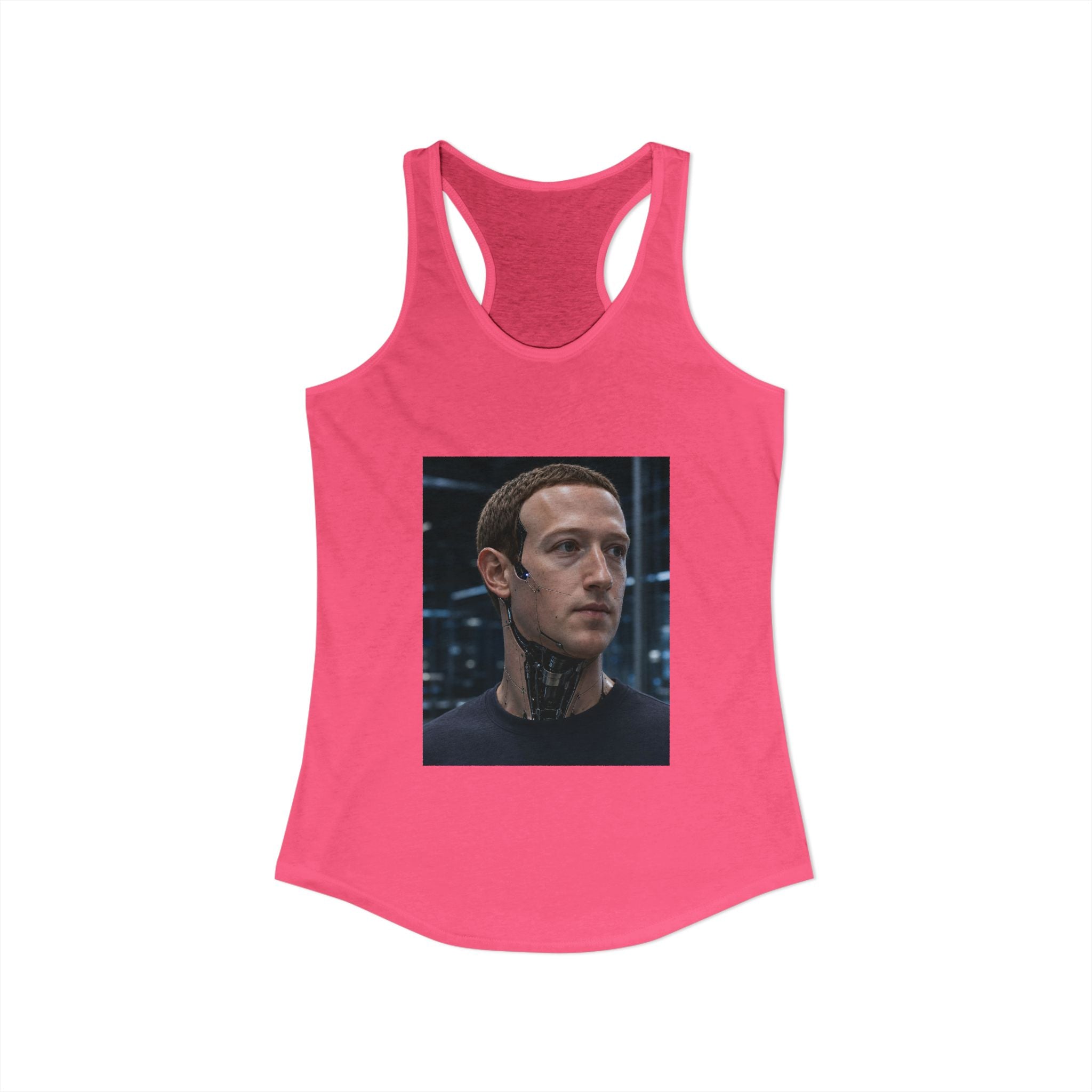 Zuckerberg Android Women's Racerback Tank