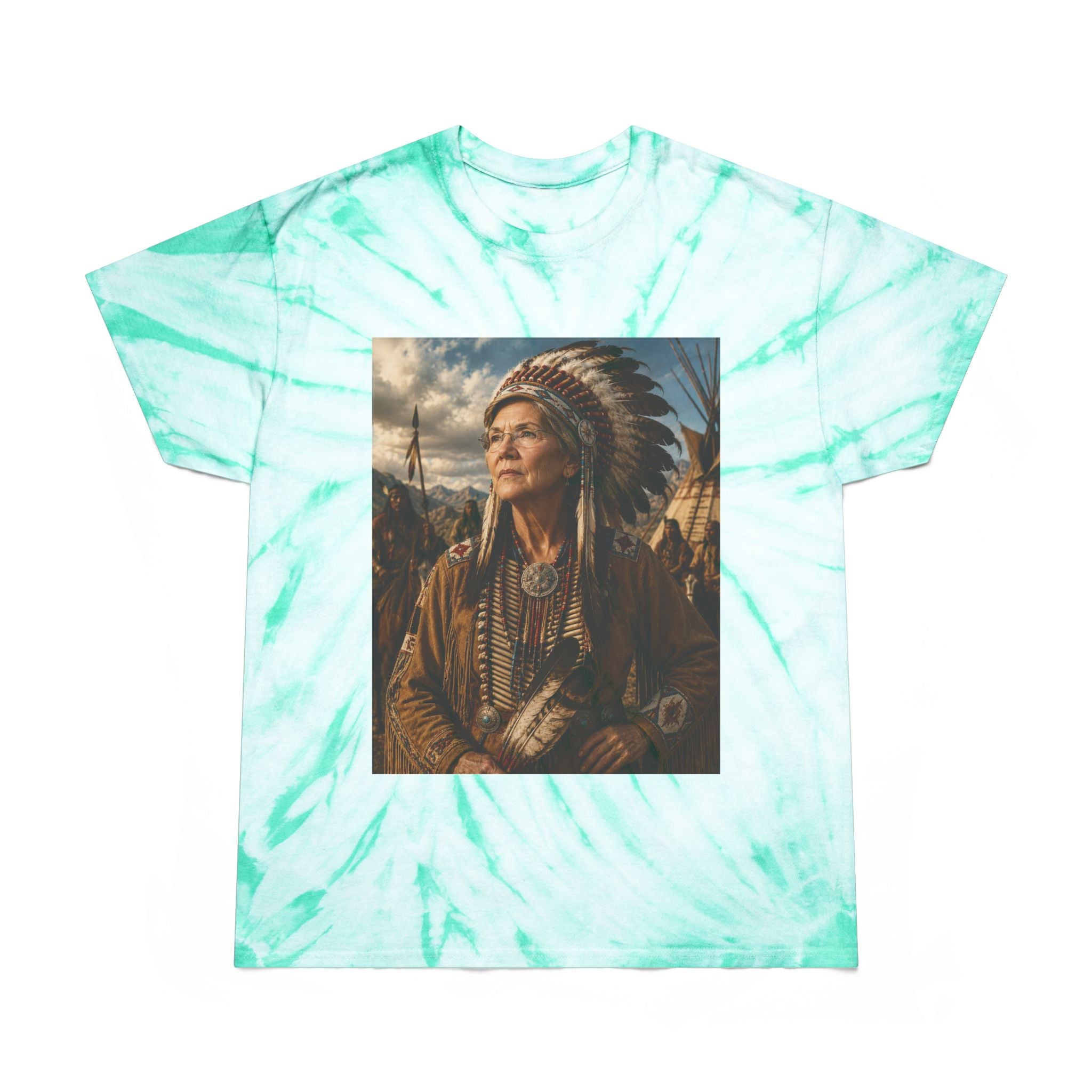 Elizabeth Warren Chief Tie-Dye Cyclone Tee