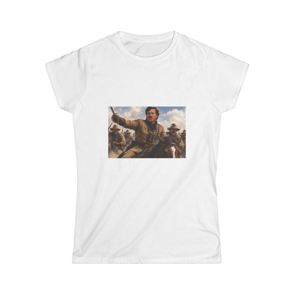 Tucker Rough Rider Women's Tee - Political Parody