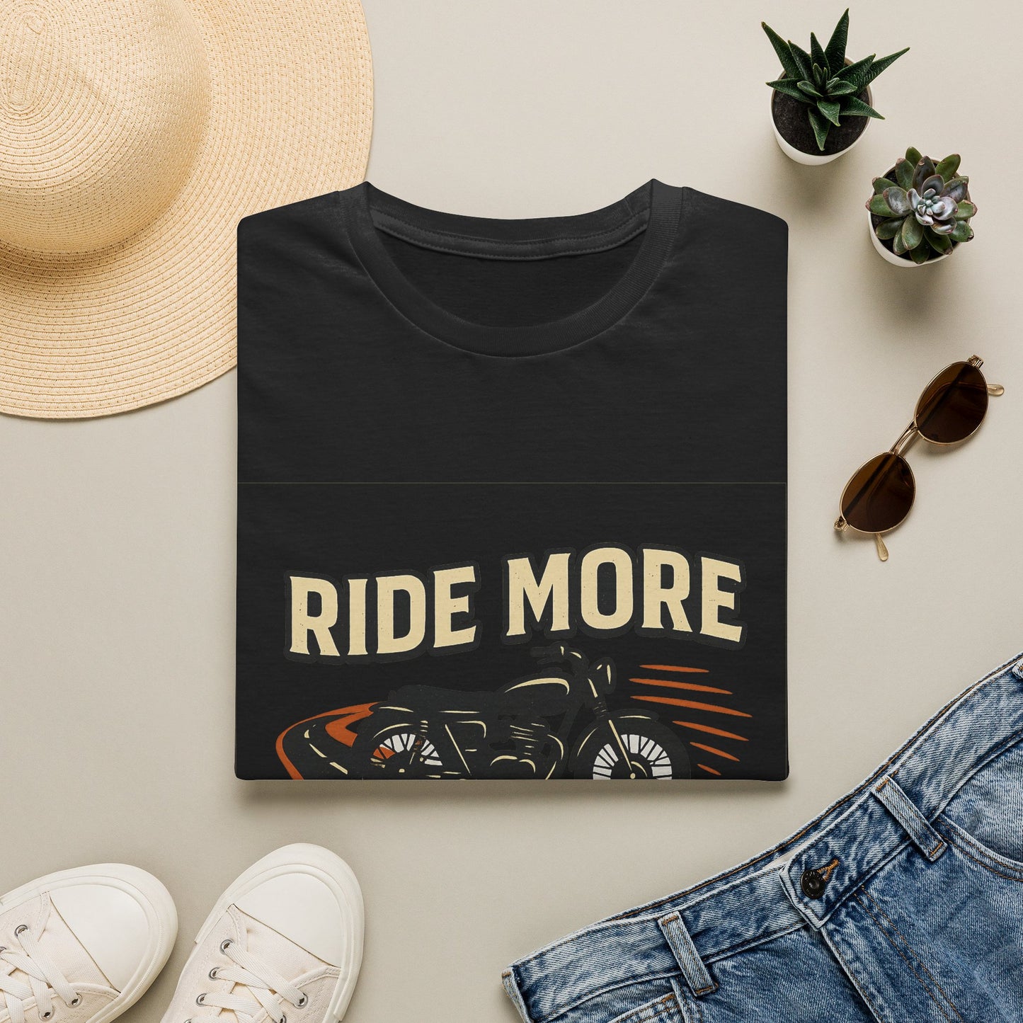 Ride More Worry Less T-Shirt