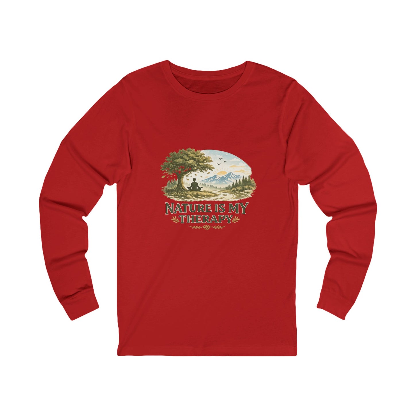 Nature Is My Therapy Unisex Long Sleeve Tee